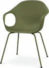 Elephant Chair – Front, Polyurethan Olivgrün (PO08), 4-Fuß