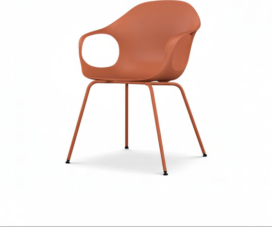 Elephant Chair – Front, Polyurethan Terracotta (PO06), 4-Fuß