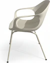 Elephant Chair – Seitenansicht, Polyurethan Weiß (PO01), 4-Fuß weiß