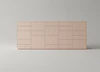 SOMA Highboard Freisteller – Front, 6 Türen à 60 cm, 2×120 cm + 1×60 cm Korpus