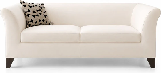 Dema Ottomanne, Designklassiker Sofa 195cm Freisteller mit Kissen