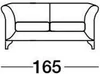 Ersatzbezüge und Kissenfüllungen für DEMA Ottomanne Sofa 165 cm (2-Sitzer) – nachhaltige Auffrischung