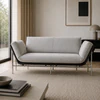 DEMA Rataplan Sofa 185 cm, Ambientefoto Stoff grau