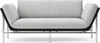 DEMA Rataplan Sessel, Freisteller 185 cm, stoff grau