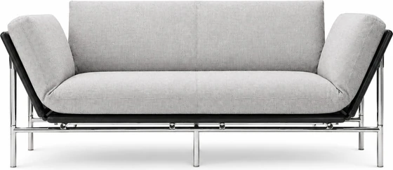 DEMA Rataplan Sessel, Freisteller 185 cm, stoff grau