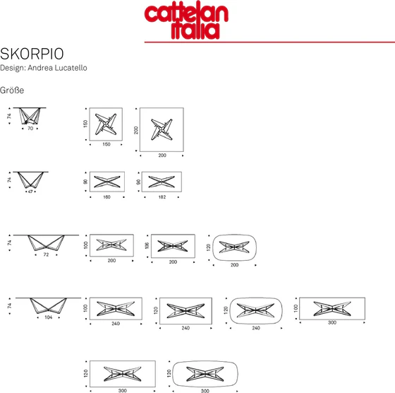 Cattelan Italia Esstisch Skorpio GLas Designmöbel Sauerland Möbel Zeppenfeld Olpe (2)