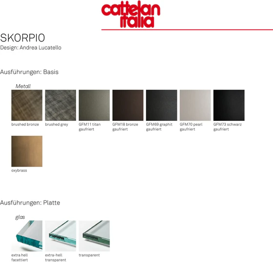 Cattelan Italia Esstisch Skorpio GLas Designmöbel Sauerland Möbel Zeppenfeld Olpe (2)