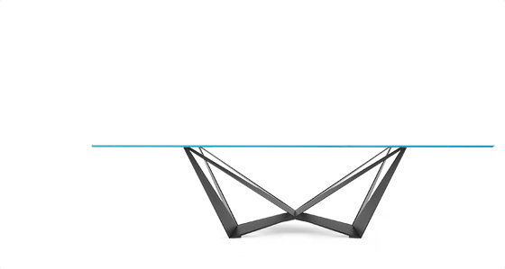 Cattelan Italia Esstisch Skorpio GLas Designmöbel Sauerland Möbel Zeppenfeld Olpe (2)