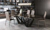 Cattelan Italia Esstisch Skorpio Platte Portoro glänzend Designmöbel Sauerland Möbel Zeppenfeld Olpe