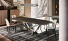 Cattelan Italia Esstisch Skorpio Platte Protoro matt Gestell Graphit Möbel Zeppenfeld Olpe Designmöbel Sauerland