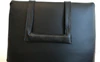 Nackenkissen schmal 26cm für Jori Relaxsessel ellipsenförmig, cavila black, Nackenrolle, Gegengewischt Lederummantelt rückansicht