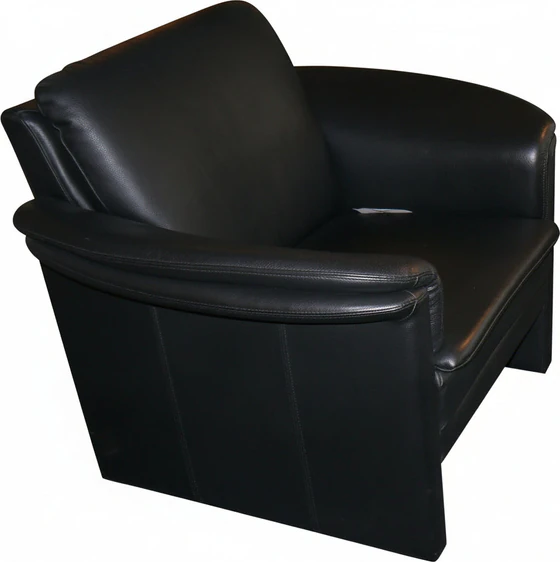 Sessel Siena – Seitenansicht mit Sitzhöhe 45 cm