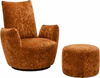 Bullfrog BLOBB 1008 – Schaukelsessel udn Hocker | 360° drehbar, Design
