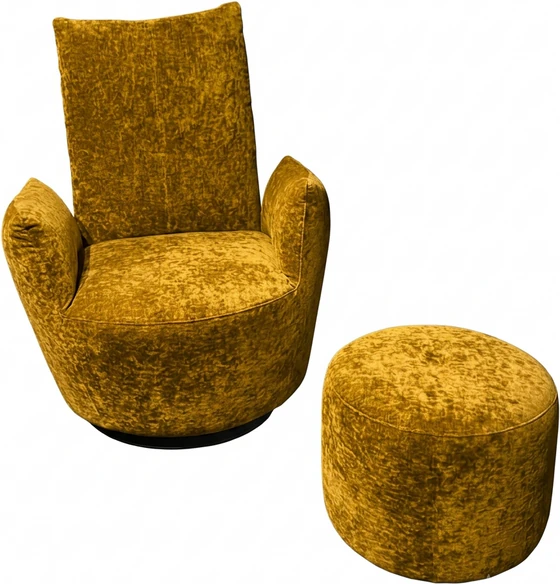 Bullfrog BLOBB 1008 – Schaukelsessel udn Hocker | 360° drehbar, Design