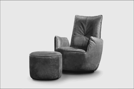 Bullfrog BLOBB 1008 – Schaukelsessel udn Hocker | 360° drehbar, Design