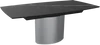 Moderner ausziehbarer Esstisch Adler 1224 von Draenert aus Naturstein mit skulpturalem Mittelfuß in elegantem Design, perfekt für stilvolle Essbereiche