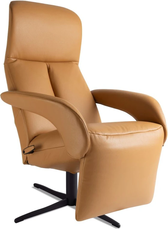 Gemütlich gepolsterter Relaxsessel SYMPHONY JR-7960 von JORI in Celia Oro – Frontalansicht