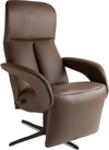 Gesamtansicht des JORI Relaxsessels Symphony JR-7960 in Celia Truffo – elegante Linienführung und Komfortoptik