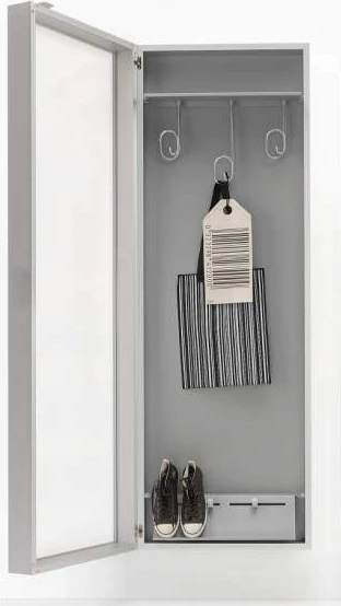 Kristalia BOXONE Designschrank – extraflacher Spiegel-Schrank für Flur | 20 cm tief | Luciano Bertoncini - Möbelhaus H. Zeppenfeld GmbH