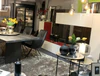 Rückansicht der LAGO 36e8 Air Wohnwand – gestaltete Rückwand, ideal für den Einsatz als freistehender Raumteiler im Wohnbereich.