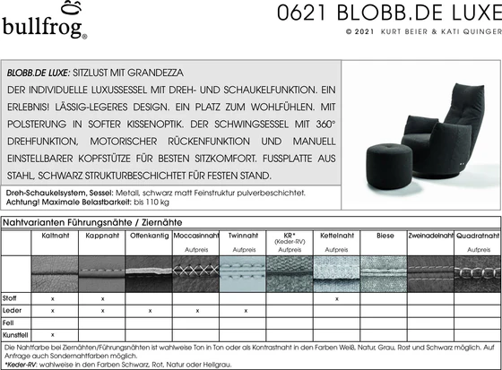 Möbel Zeppenfeld Olpe Bullfrog Dedsign Relaxsessel Schaukelsessel Blobb Deluxe Blobb.deluxe Designmöbel Sauerland (2)