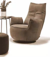 Bullfrog Design Blobb Deluxe Sessel – eleganter Relaxsessel mit 360° Drehfunktion und Schaukelfunktion