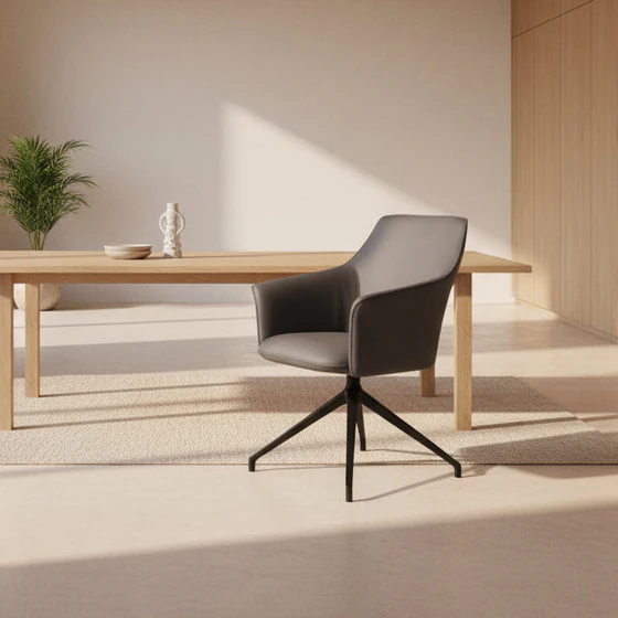Leolux Mara Cruz Drehstuhl Leder Senso Design Esszimmerstuhl Christian Werner