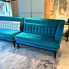 BW Polo Dining – Wendekissen in Blau/Silbergrau, Detail beidseitig