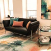 Dema Rataplan Sofa Leder schwarz, 185 cm sofort lieferbar