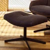 Moderner Loungesessel Daron in stilvollem Wohnambiente