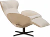Jori Relaxsessel Daydreamer JR-7450 ltd. Edition Arctic: Arctic: Rücken Nubuk Cream, Sitzfläche Mumble 02 Gesso, Gestell Pulverbeschichtet bronze