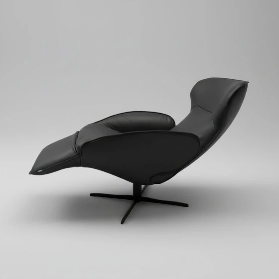 Nahaufnahme der innovativen Mono-Move-Mechanik des JORI Daydreamer JR-7450 – synchronisierte Verstellung von Rückenlehne und Fußteil.