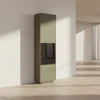 Detail Anrei SY771 – Glaselement mit optionaler LED-Beleuchtung, Metallrahmen schwarz