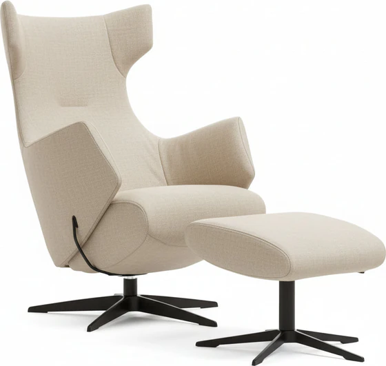 AERA TR-1005 – Bezugsbeispiele Stoffgruppe C (Musterservice verfügbar) mit Hocker Senza