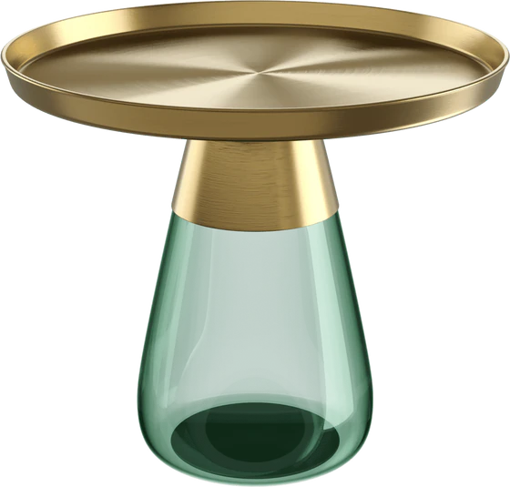 Akante Couchtisch Drop Flaschengrün Bronze Glas grau schwarz Möbel Zeppenfeld Olpe Designmöbel Sauerland