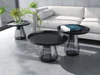 Akante Couchtisch Drop Flaschengrün Bronze Glas grau schwarz Möbel Zeppenfeld Olpe Designmöbel Sauerland