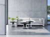 Akante Couchtisch Drop Flaschengrün Bronze Glas grau schwarz Möbel Zeppenfeld Olpe Designmöbel Sauerland