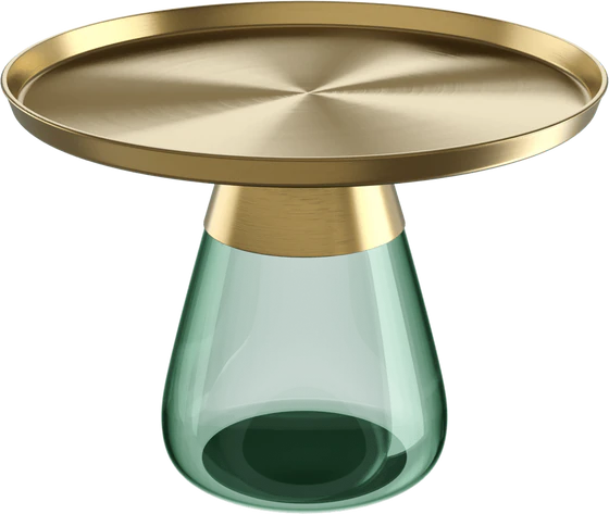 Akante Couchtisch Drop Flaschengrün Bronze Glas grau schwarz Möbel Zeppenfeld Olpe Designmöbel Sauerland