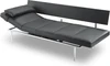 Daybed, Relaxliege Campus von IP Design, Leder schwarz