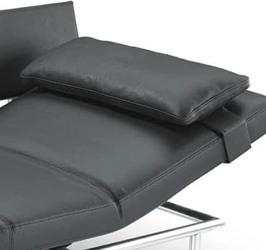 IPDesign Daybed Campus (Deluxe) & Zubehör – Leder Galaxy schwarz, glatt oder Steppung - Möbelhaus H. Zeppenfeld GmbH