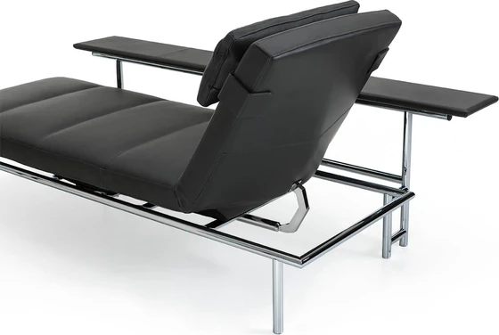 IPDesign Daybed Campus (Deluxe) & Zubehör – Leder Galaxy schwarz, glatt oder Steppung - Möbelhaus H. Zeppenfeld GmbH