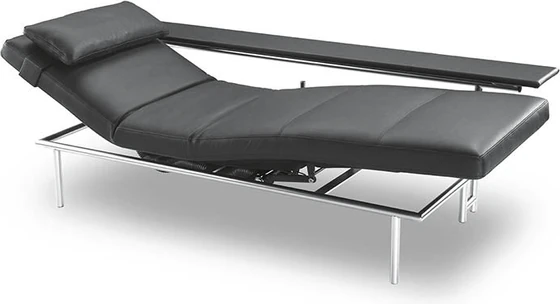 IPDesign Daybed Campus (Deluxe) & Zubehör – Leder Galaxy schwarz, glatt oder Steppung - Möbelhaus H. Zeppenfeld GmbH