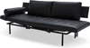 Daybed, Relaxliege Campus von IP Design, Leder schwarz