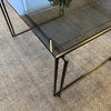 Bacher MINERO Couchtisch Glas Grigio