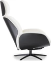 IP Design Trinity – Relaxsessel Leder Galaxy | stufenlos bis Liegeposition, integrierte Beinauflage, Holzschale - Möbelhaus H. Zeppenfeld GmbH