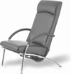 Relaxsessel Curve von IP DESIGN in Leder Graphit – individuelle Gestaltungsmöglichkeiten für Ihr Zuhause