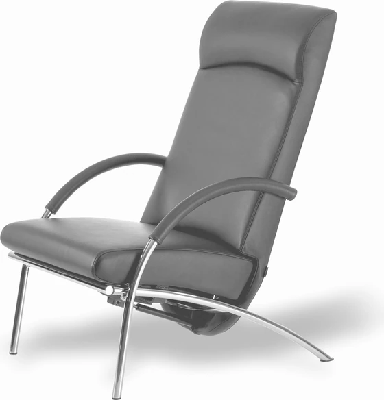 Relaxsessel Curve von IP DESIGN in Leder Graphit – individuelle Gestaltungsmöglichkeiten für Ihr Zuhause