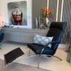 IP DESIGN Relaxsessel Curve in stilvoll eingerichtetem Wohnzimmer – modernes Sitzmöbel für entspanntes Wohnen